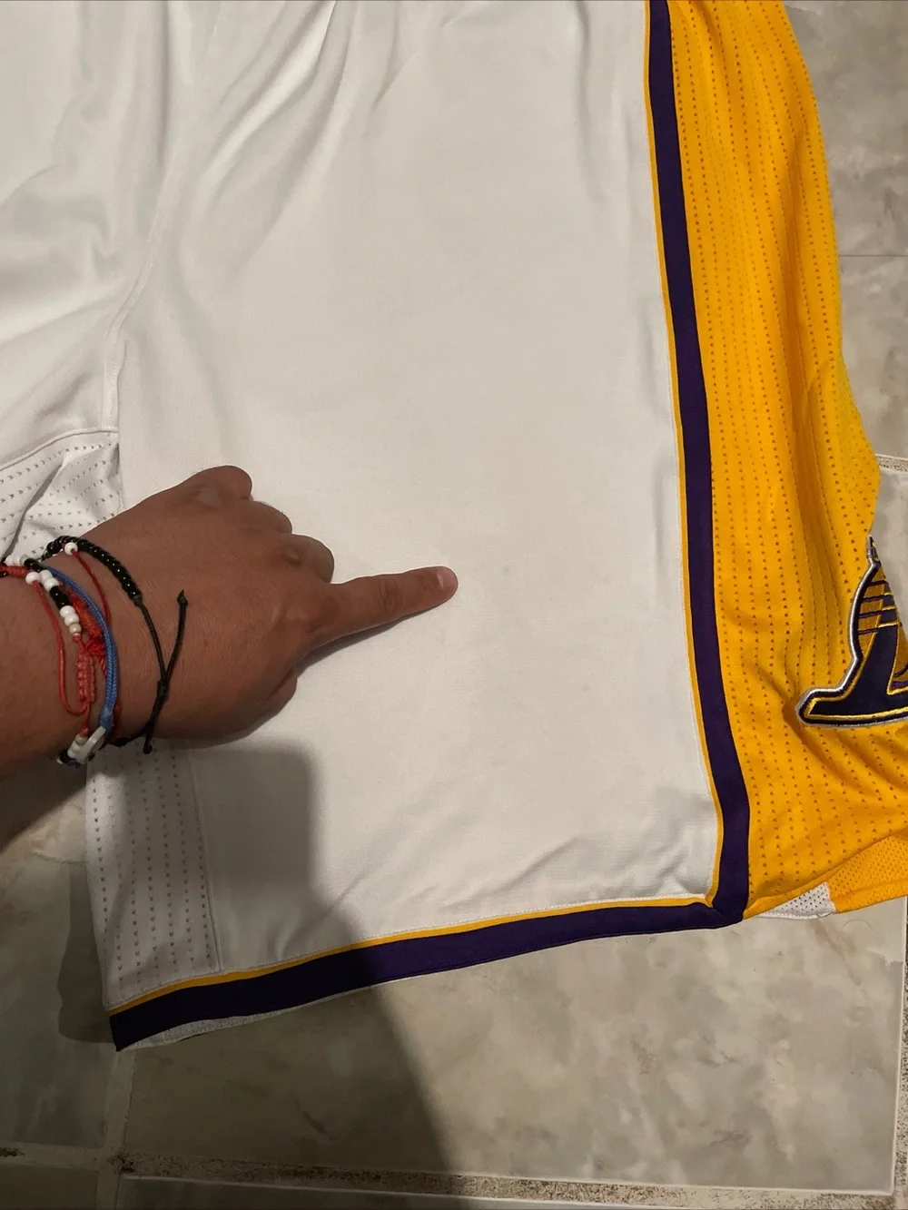 Adidas Los Angeles Lakers 2010 Game/Player Issue Shorts Basketball Men 2XL RARE